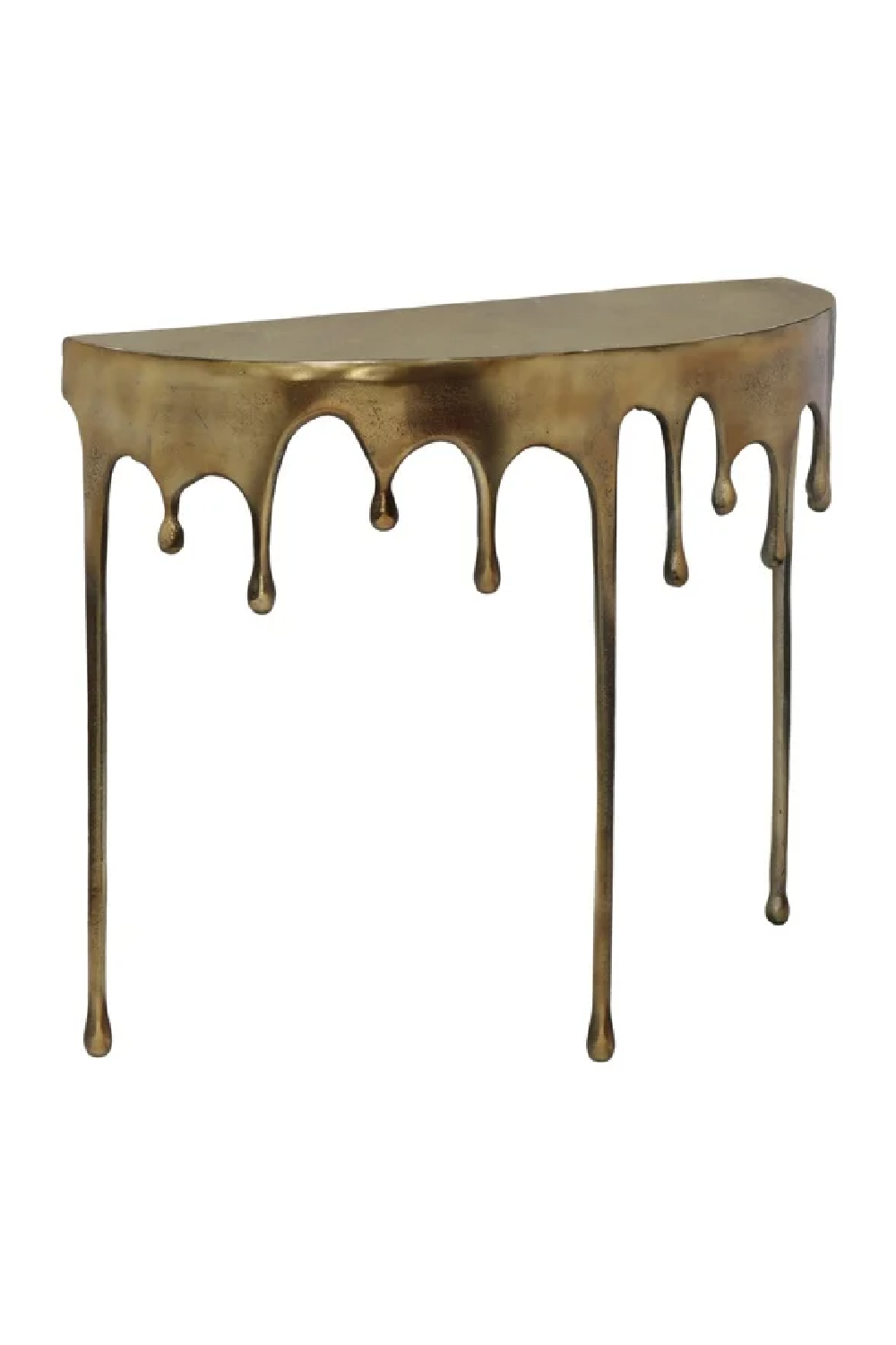 Gold Aluminium Console Table | OROA Drops | Oroa.com