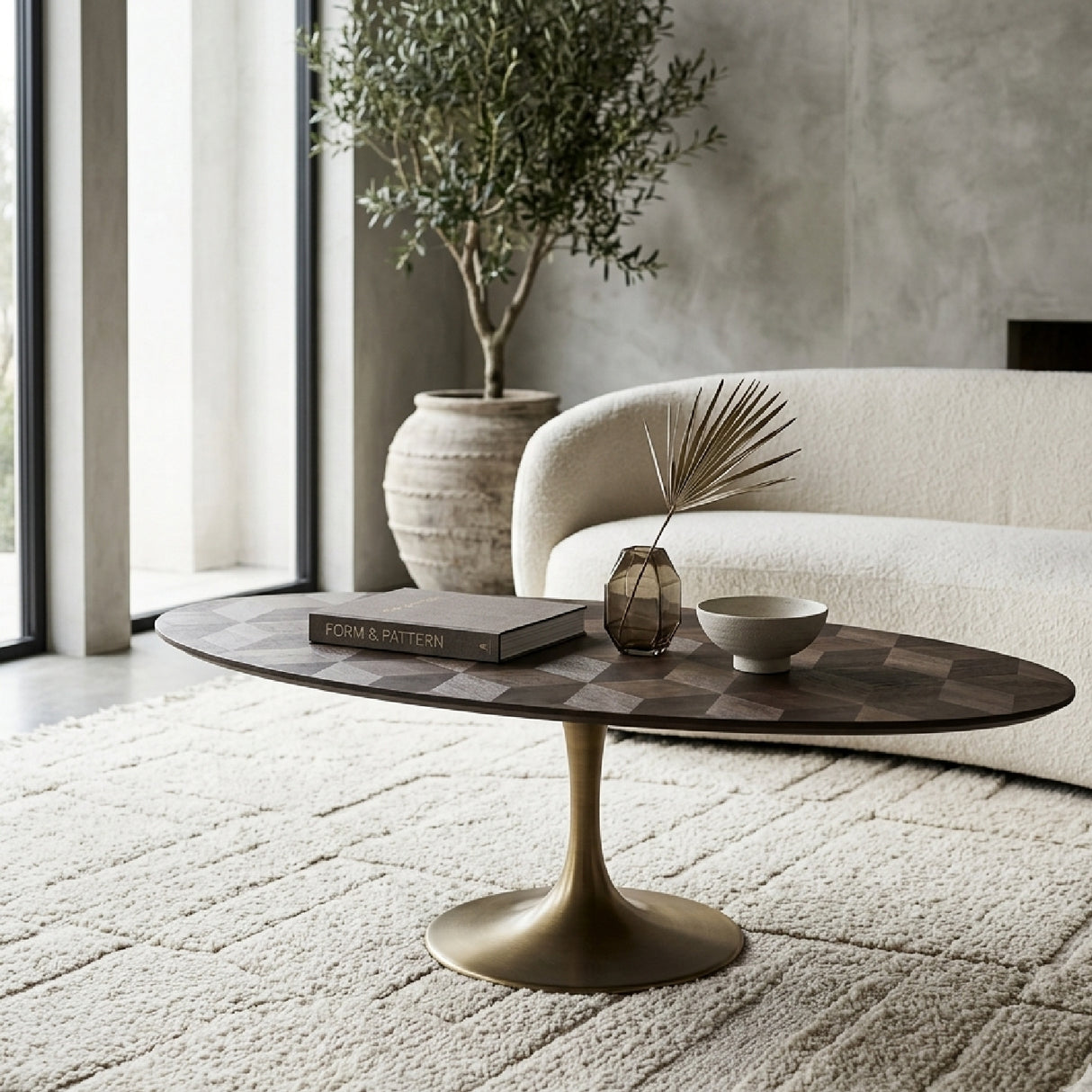   Oval Pedestal Dining Table | Oroa.com