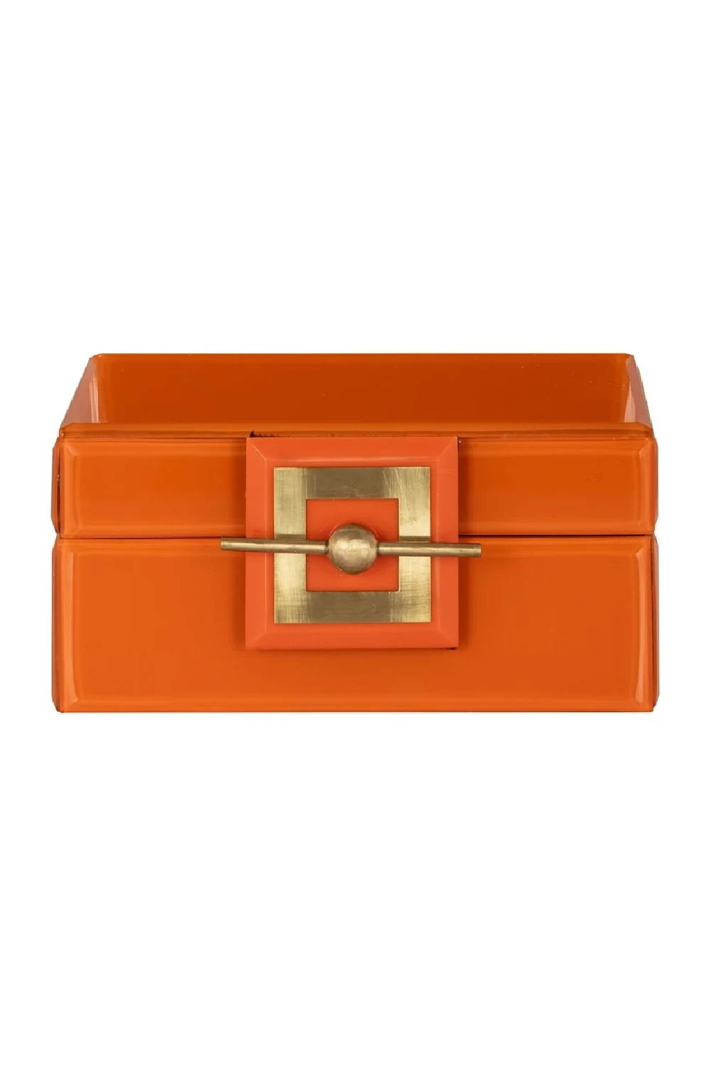 Orange Glass Jewelry Box | Richmond Interiors Bodine | Oroatrade.com