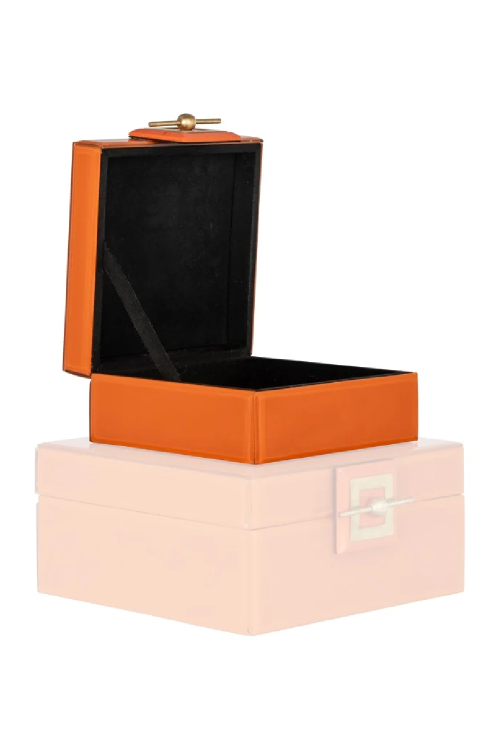 Orange Glass Jewelry Box | OROA Bodine | Oroa.com