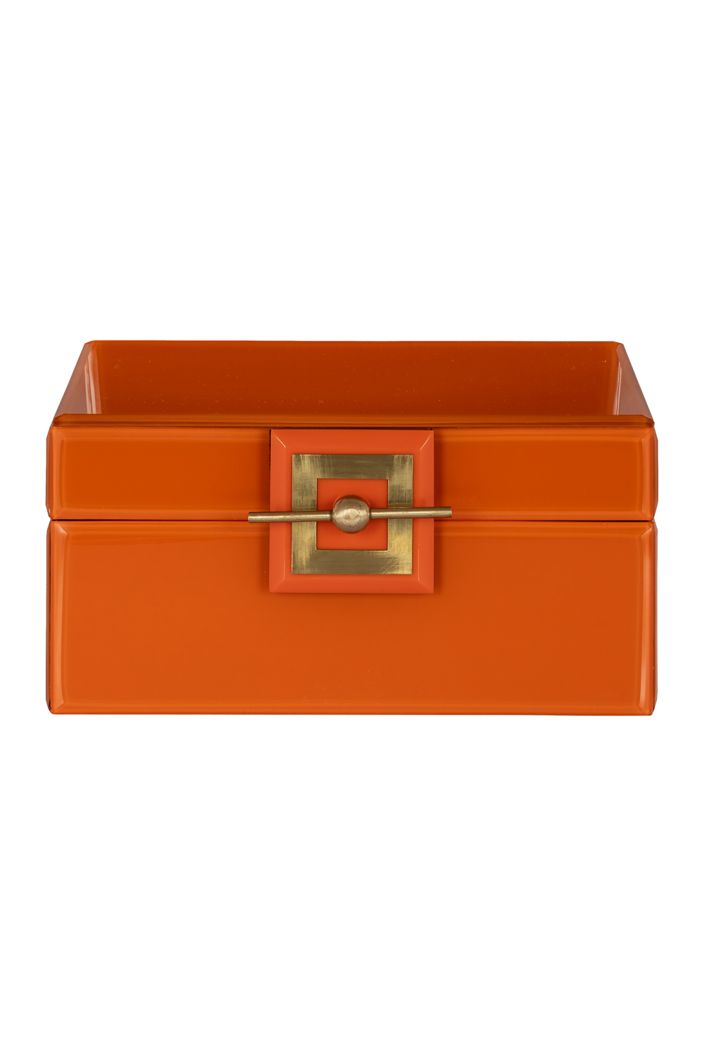 Orange Glass Jewelry Box | Richmond Interiors Bodine | Oroatrade.com