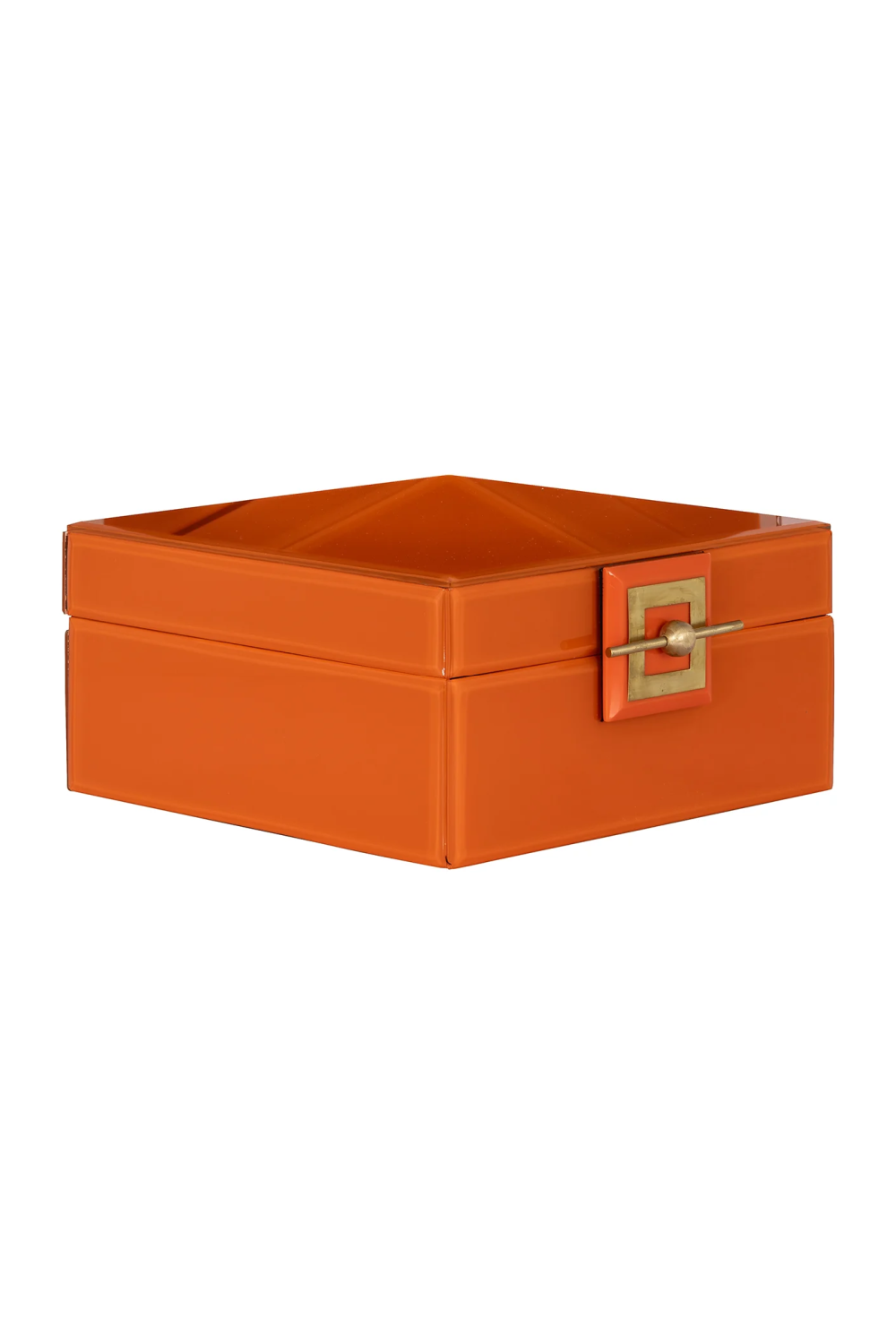 Orange Glass Jewelry Box | Richmond Interiors Bodine | Oroatrade.com
