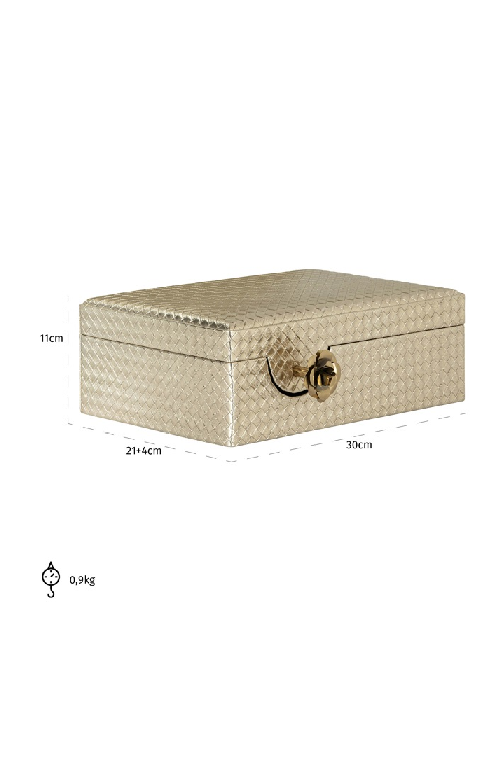 Gold Jewelry Box | Richmond Interiors Trace | Oroa.com