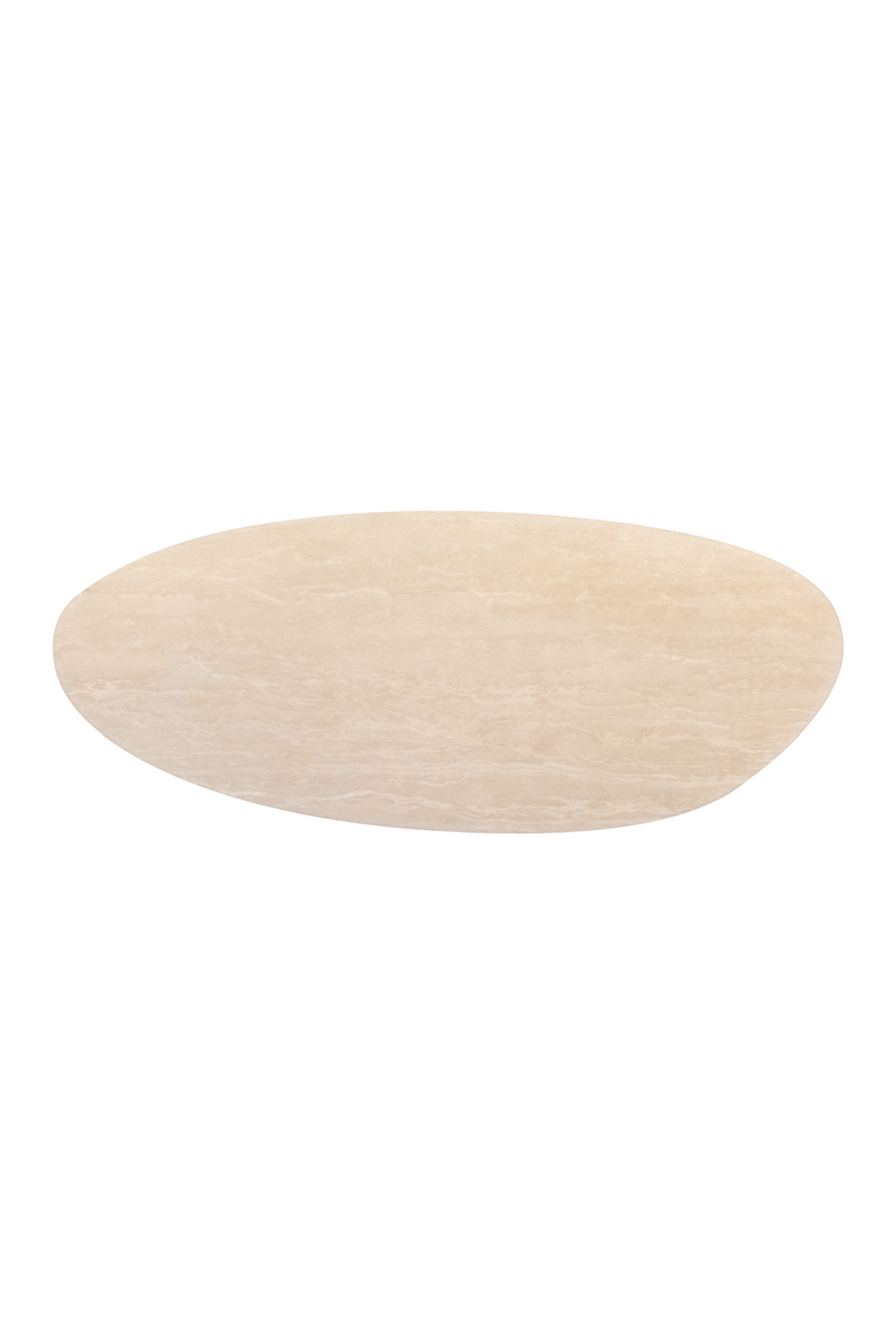 Organic-Shaped Travertine Dining Table | Richmond Interiors Renaissance | Oroa.com