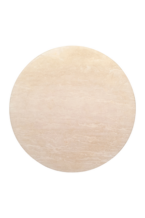 Round Travertine Dining Table | Richmond Interiors Renaissance | Oroa.com