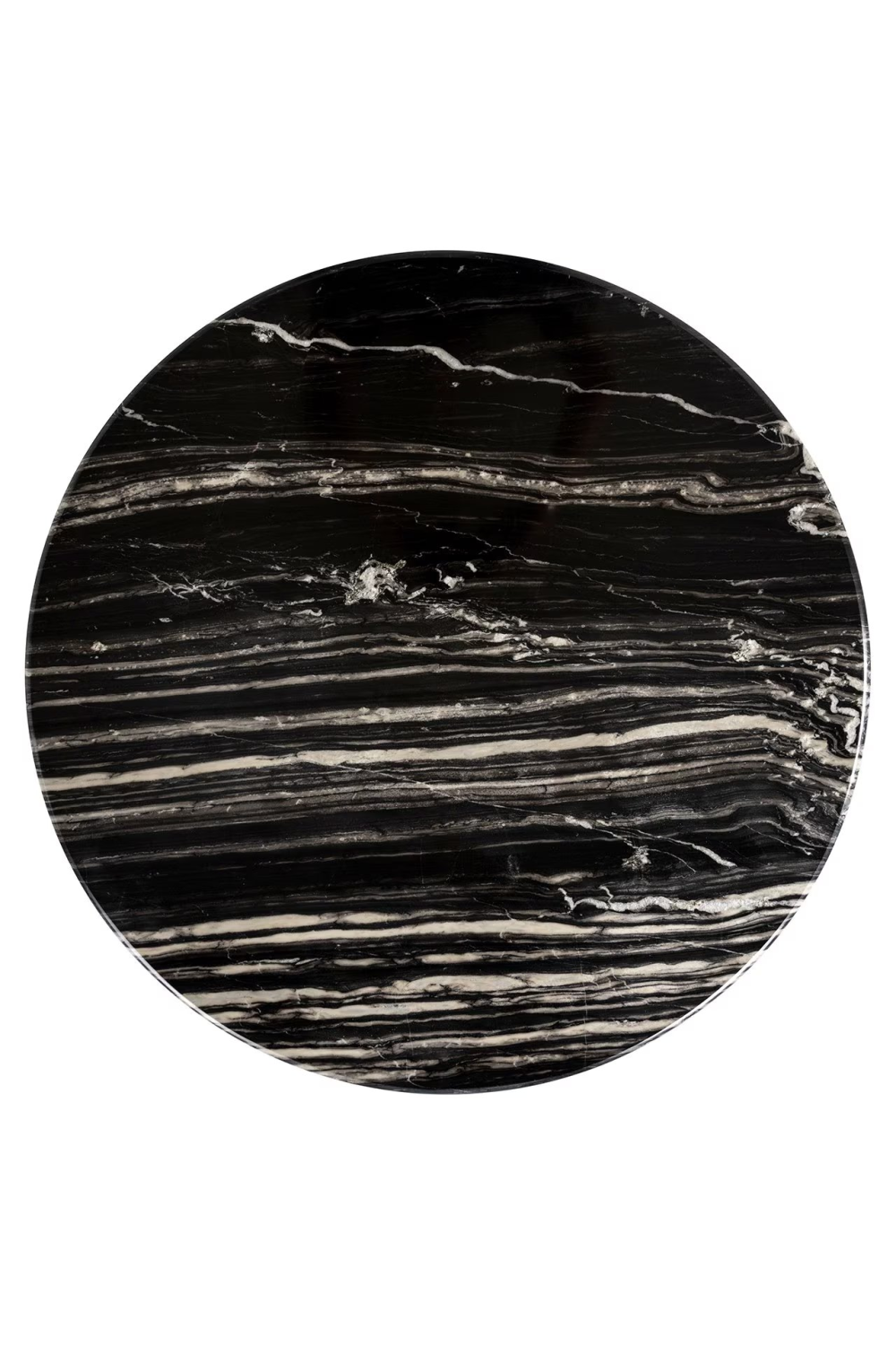 Sleek Black Marble Coffee Table | Richmond Interiors Bancroft | Oroatrade.com