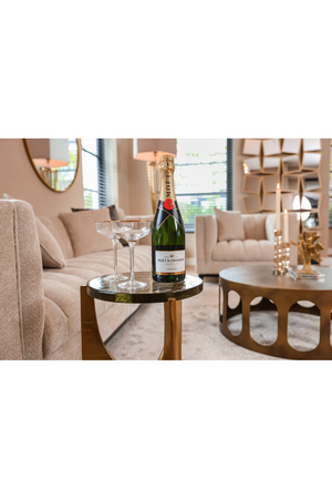 Gold Round Coffee Table | Richmond Interiors Du Pont | Oroa.com