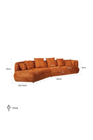 Modern Minimalist Sofa | Richmond Interiors Rodina | Oroa.com