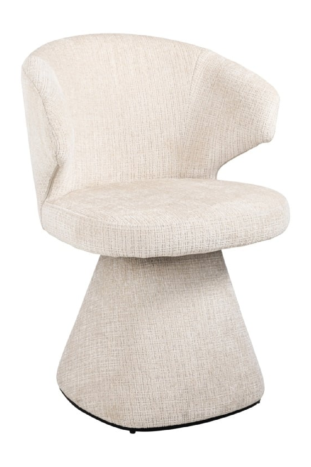 Beige Pedestal Armchair | OROA Gatsbi | Oroa.com