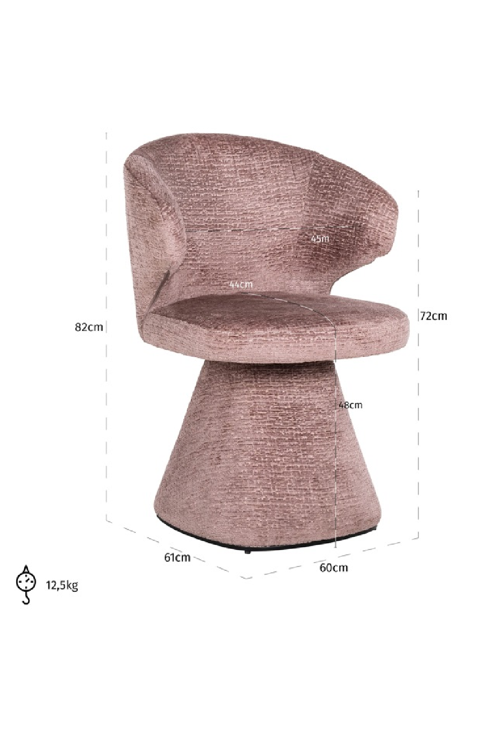 Modern Pedestal Armchair | OROA Gatsbi | Oroa.com