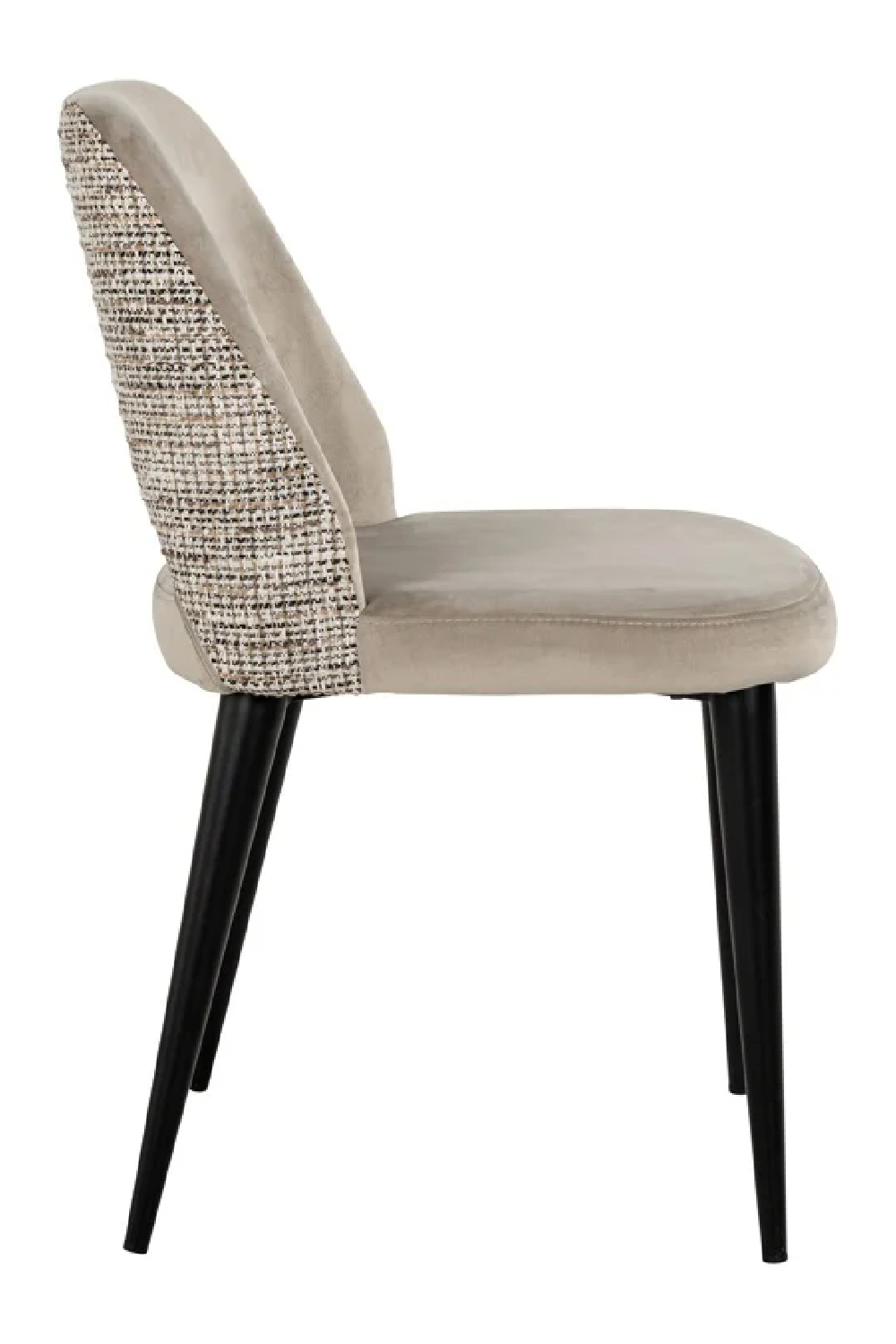 Khaki Cut-Out Dining Chair | OROA Tabitha | Oroa.com