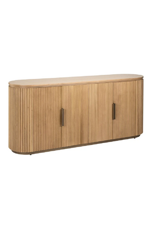 Natural Oak 4-Door Sideboard | Richmond Interiors Belfort | Oroa.com
