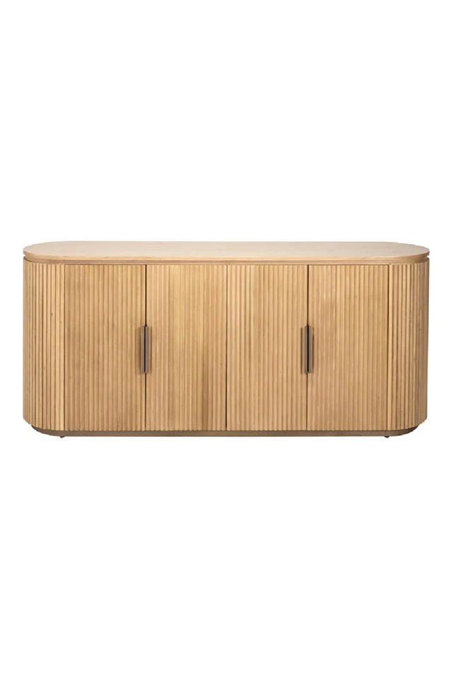 Natural Oak 4-Door Sideboard | Richmond Interiors Belfort | Oroa.com