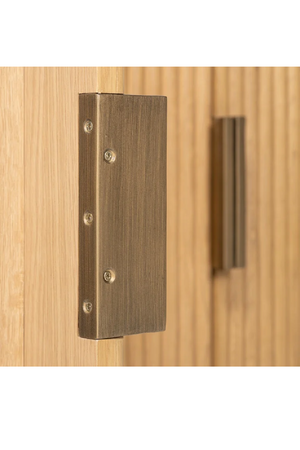 Natural Oak 4-Door TV Unit | Richmond Interiors Belfort | Oroa.com