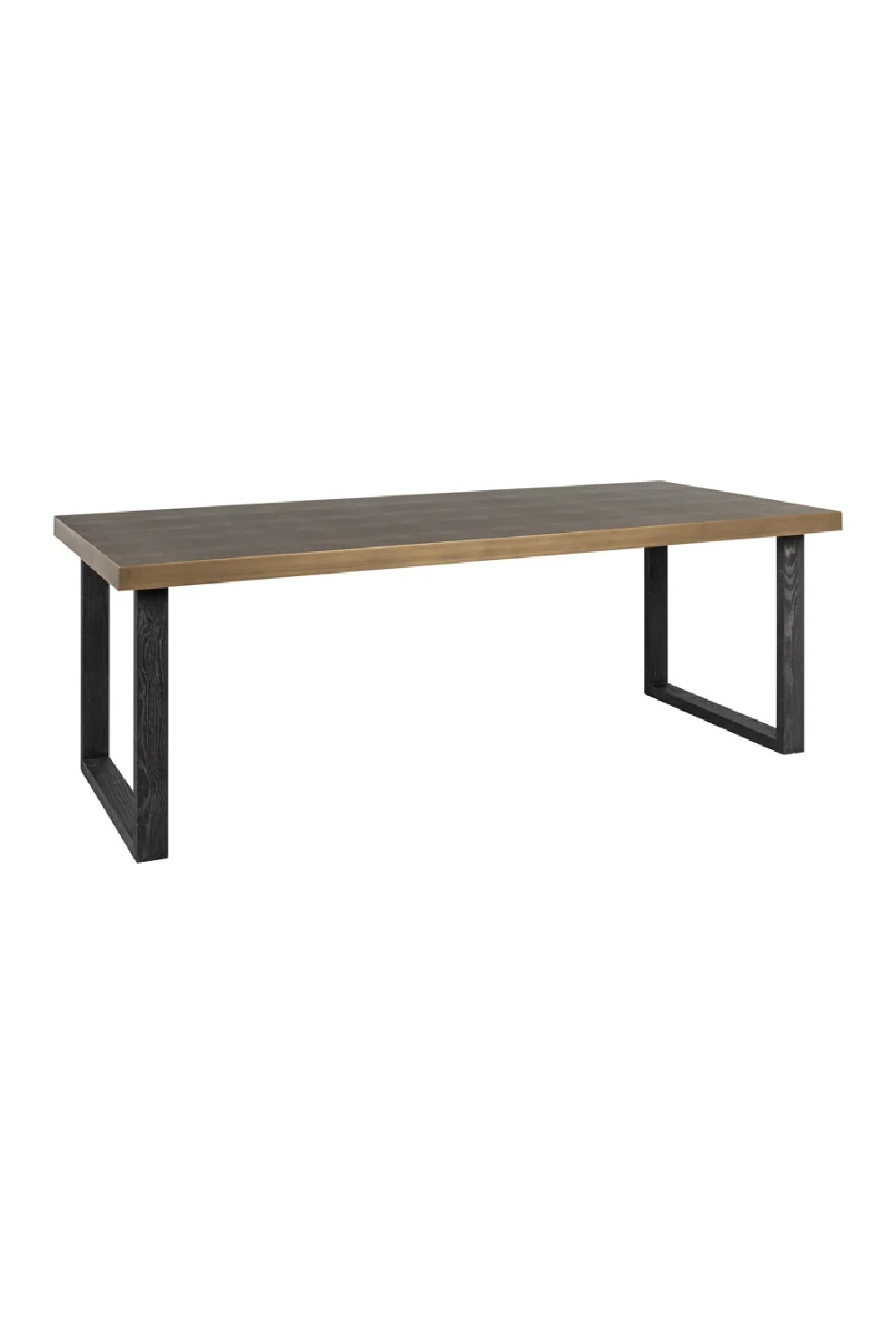 Black Leather Dining Table | OROA Bloomville | Oroa.com