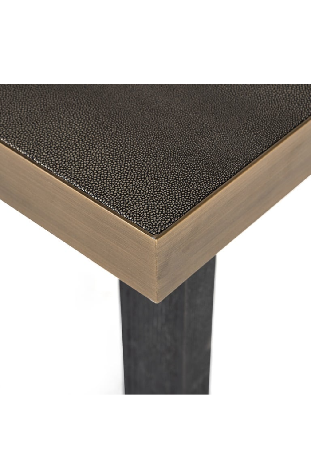 Black Leather Dining Table | OROA Bloomville | Oroa.com