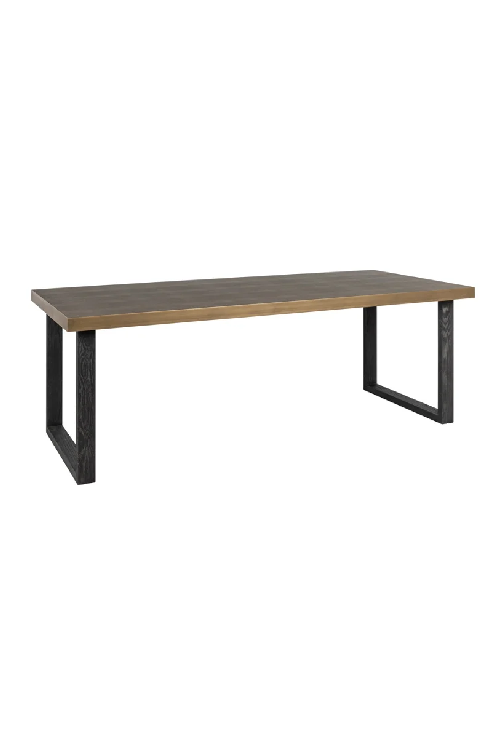 Black Leather Dining Table | OROA Bloomville | Oroa.com