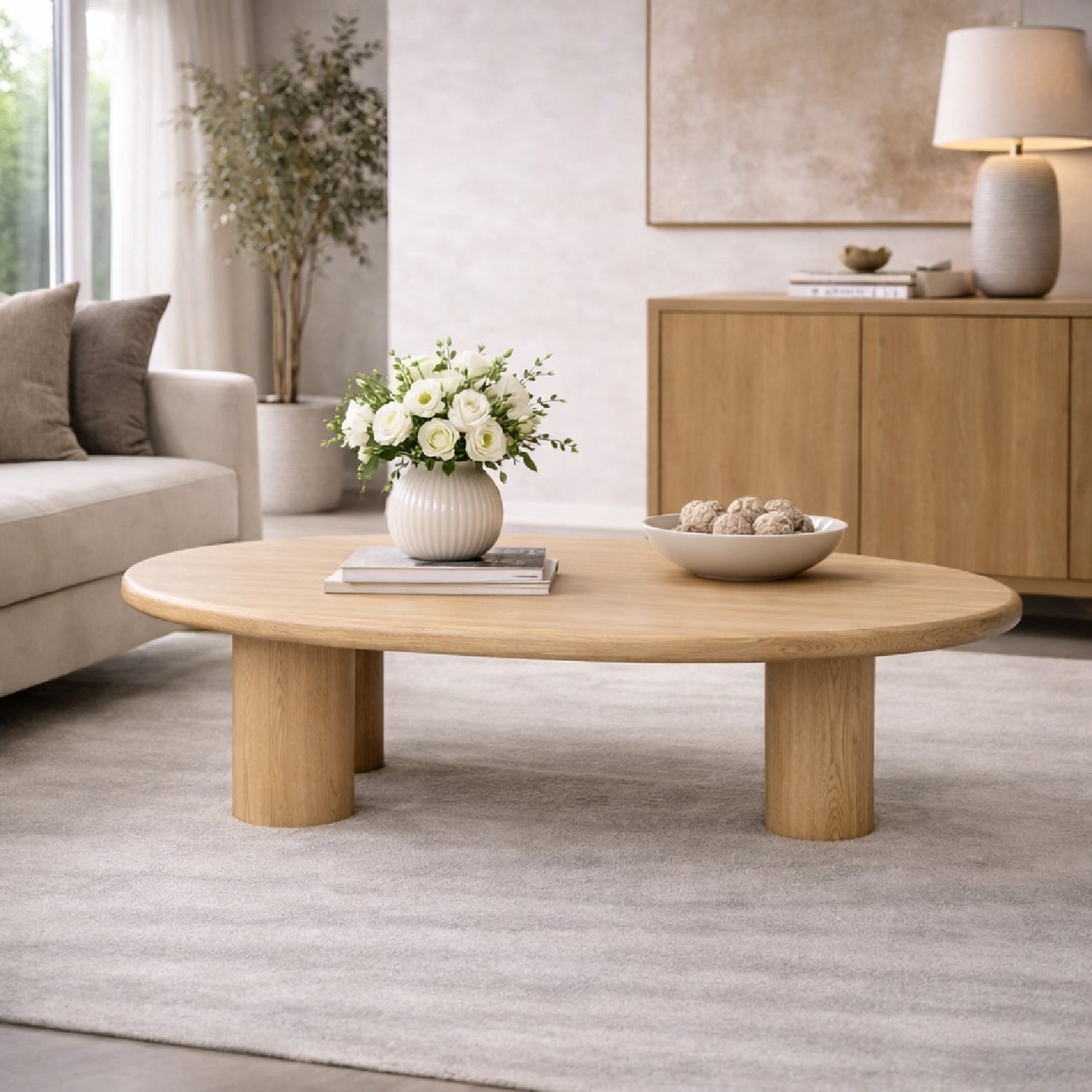 Oak Organic Coffee Table | Richmond Interiors Oakley