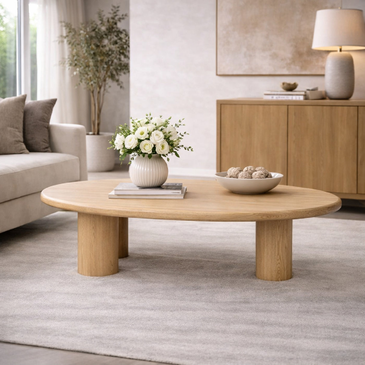   Oak Organic Coffee Table | Oroa.com