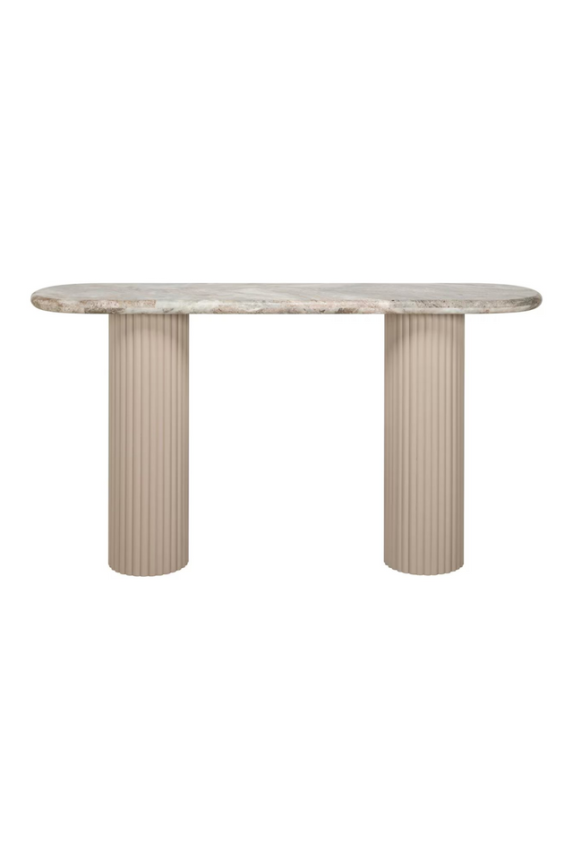 Beige Marble Console Table | Richmond Interiors Coronel | Oroa.com