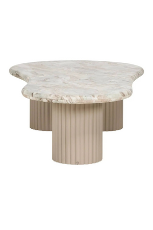 Beige Marble Coffee Table | Richmond Interiors Coronel | Oroa.com