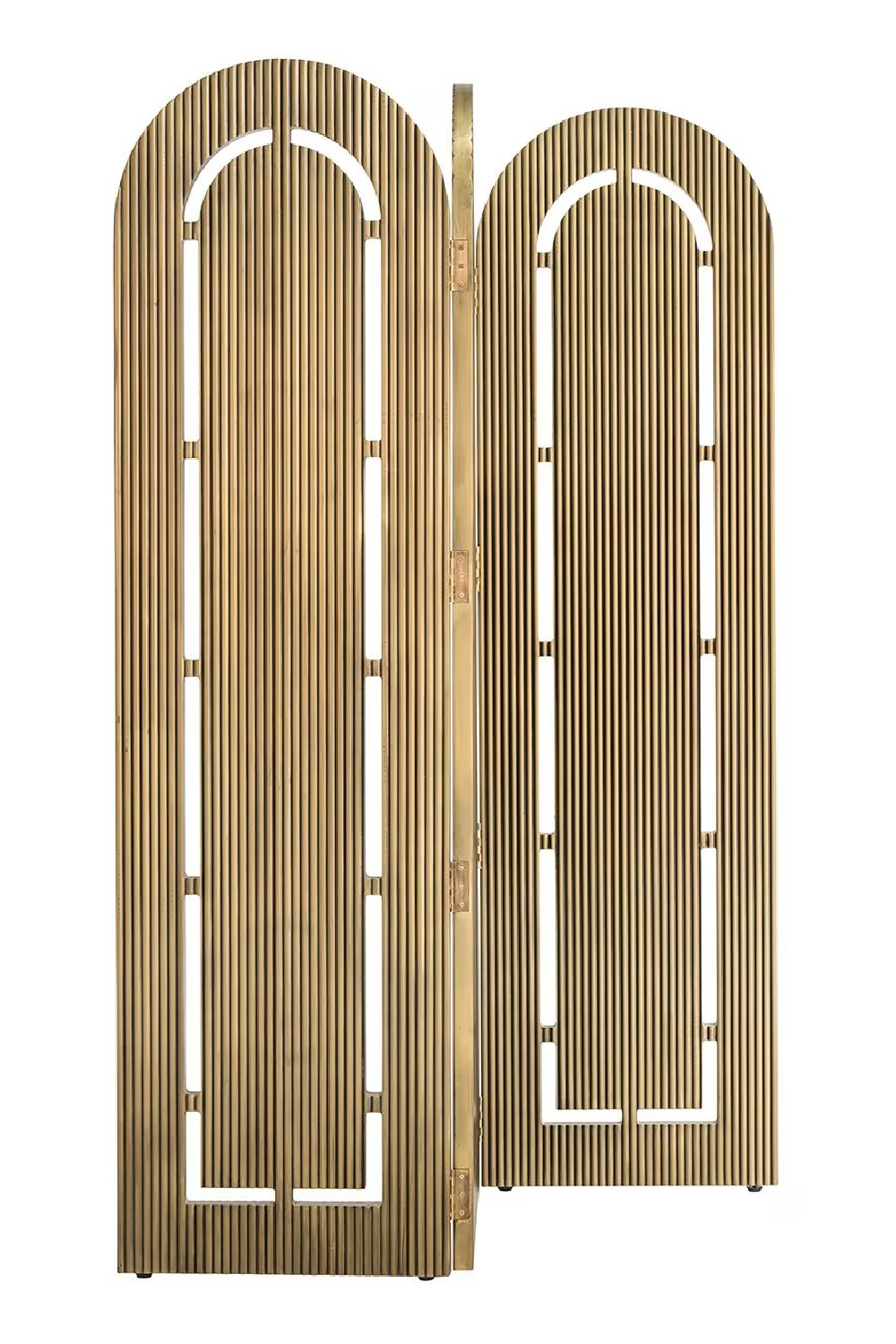 Brushed Gold Arc Room Divider | OROA Macallen | Oroa.com