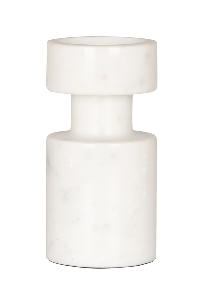 White Marble Candle Holder | Richmond Interiors Melle | Oroa.com