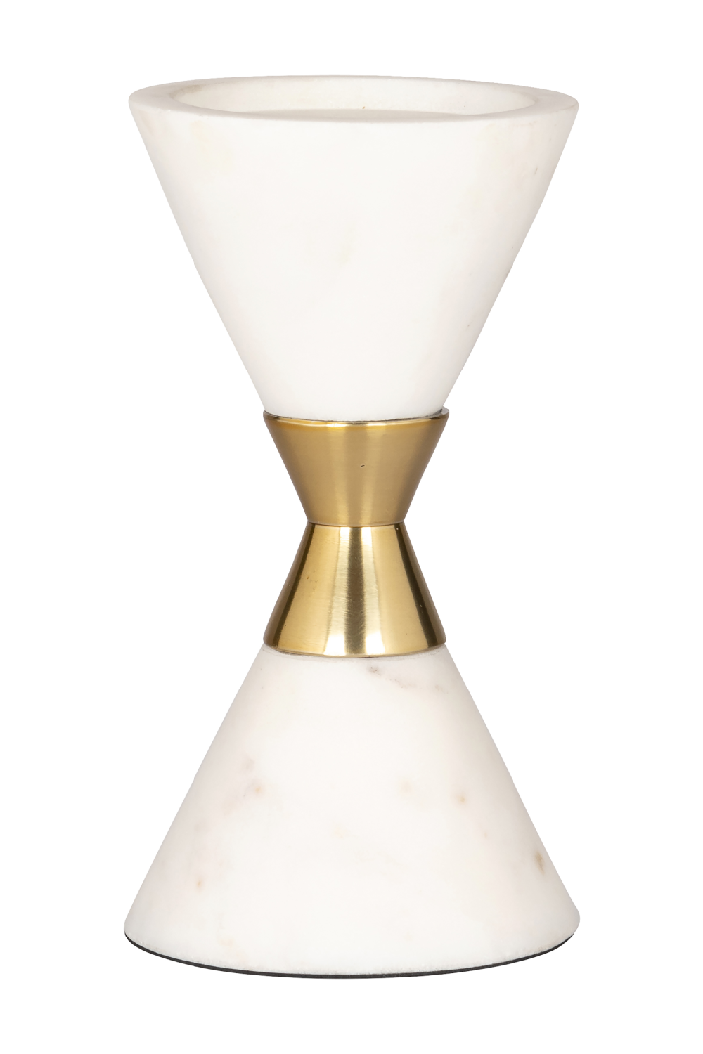 White Marble Conical Candle Holder | OROA Jurre | Oroa.com