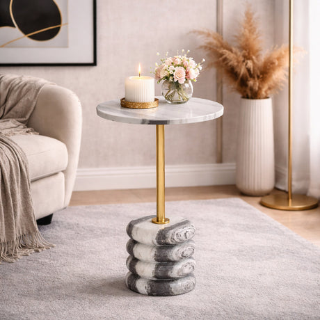   Marble End Table | Oroa.com