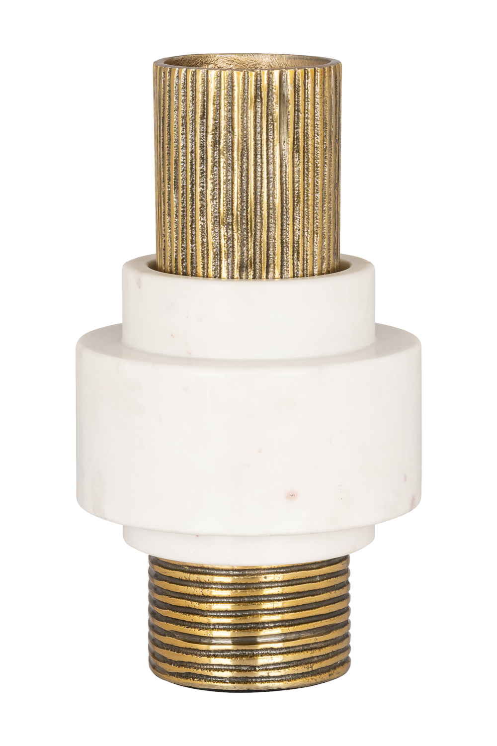 Gold Cylindrical Vase | Richmond Interiors Kai | Oroa.com