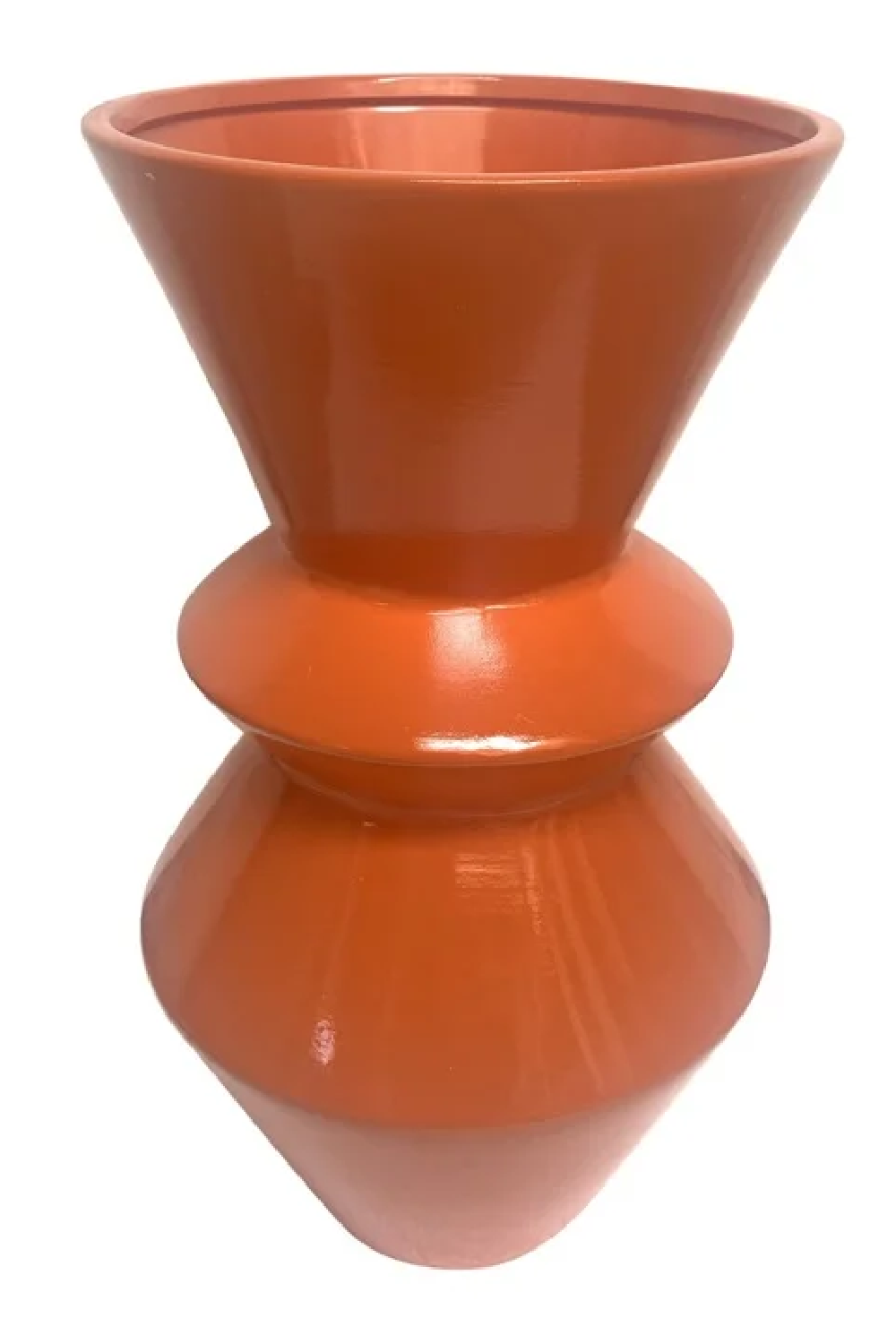 Orange Clay Vase | OROA Leana | Oroa.com