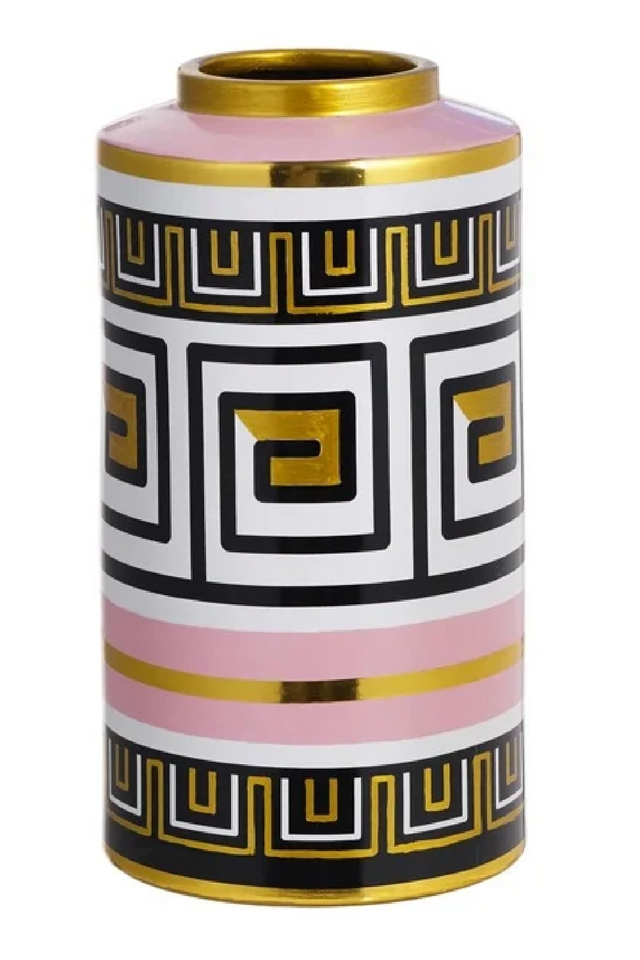 Printed Cylindrical Vase | Richmond Interiors Leora | Oroa.com
