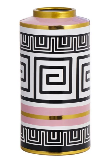 Printed Cylindrical Vase | Richmond Interiors Leora | Oroa.com