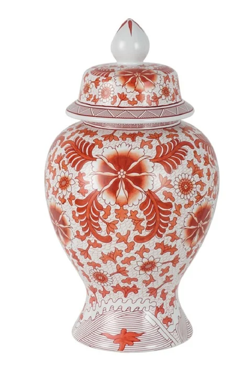 Red Floral Jar | OROA Lucile