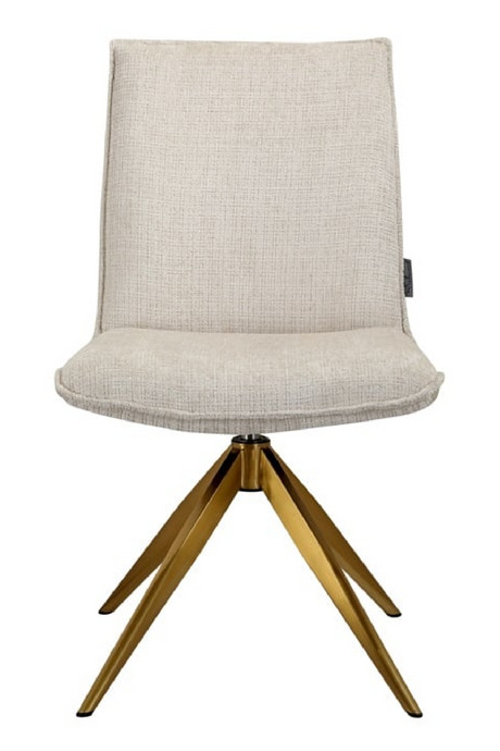 Beige Chenille Swivel Chair | Richmond Interiors Dakota | Oroa.com