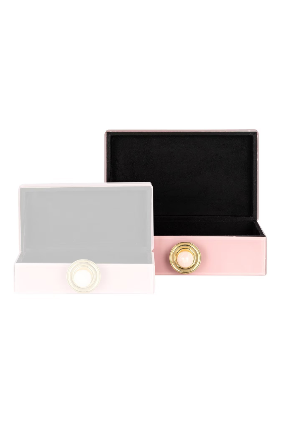 Pink Glass Storage Box | Richmond Interiors Jamila | Oroa.com