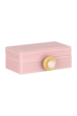 Pink Glass Storage Box | Richmond Interiors Jamila | Oroa.com