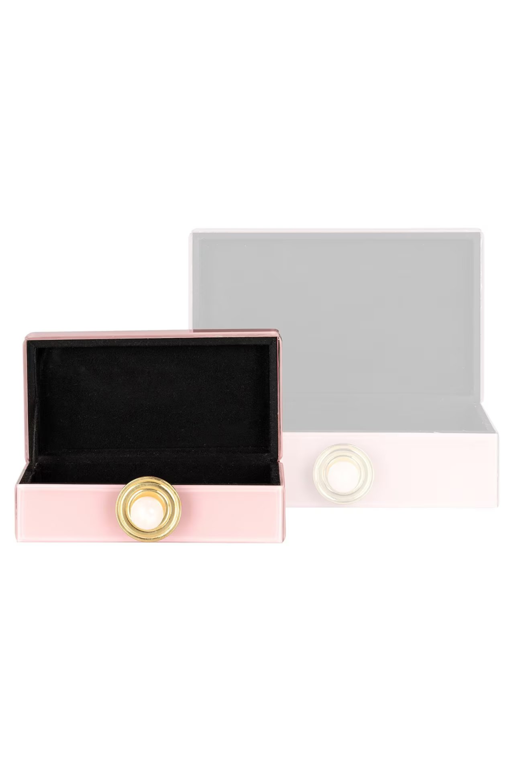Pink Glass Storage Box | Richmond Interiors Jamila | Oroa.com