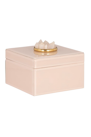 Pink Glass Storage Box | Richmond Interiors Jalisa | Oroa.com