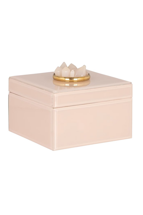 Pink Glass Storage Box | Richmond Interiors Jalisa | Oroa.com