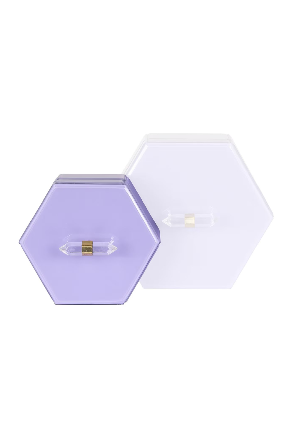 Purple Hexagon Storage Box | Richmond Interiors Jutta | Oroa.com