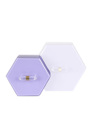 Purple Hexagon Storage Box | Richmond Interiors Jutta | Oroa.com