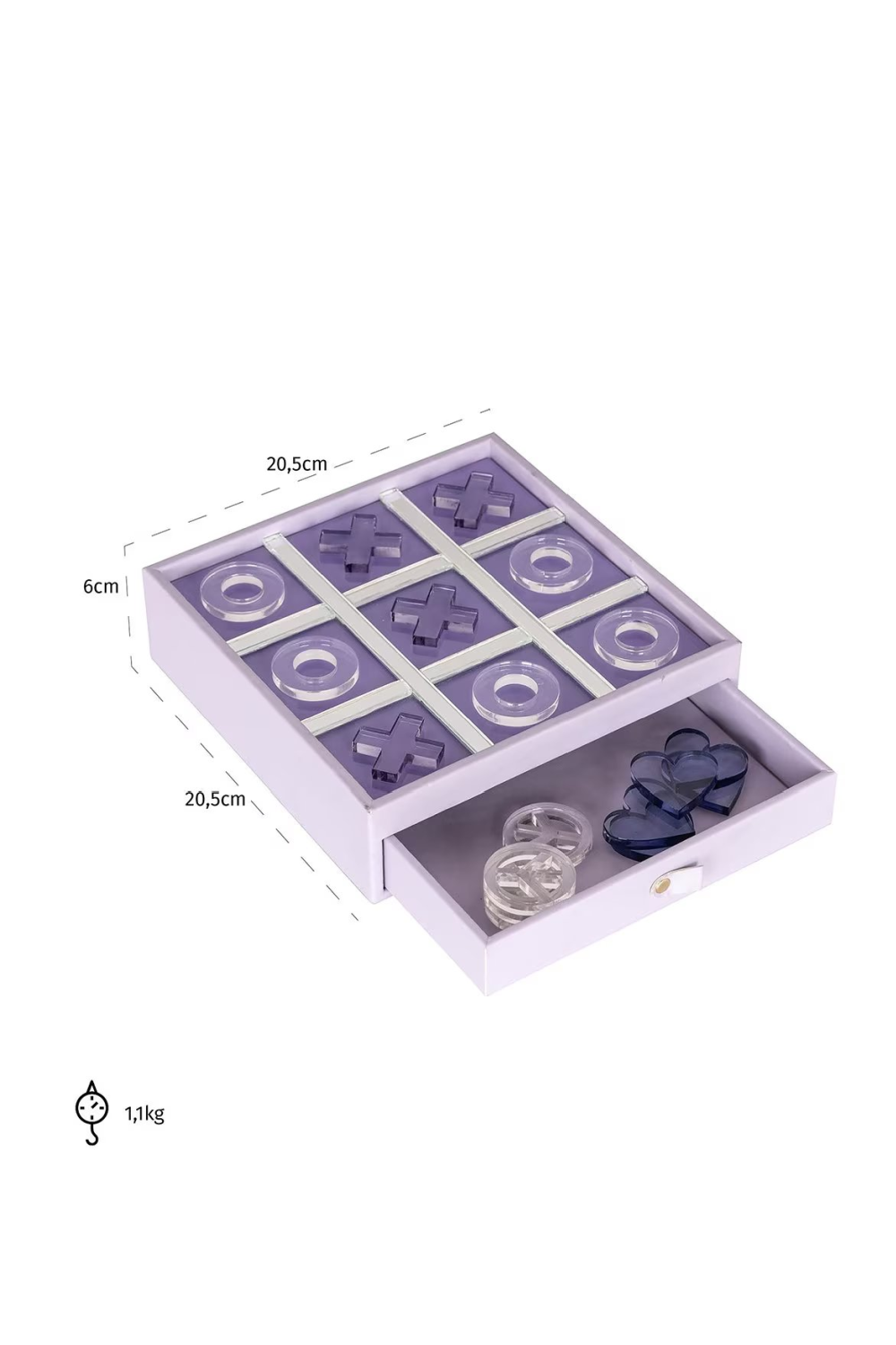 Glass Tic Tac Toe | OROA Jay | Oroa.com