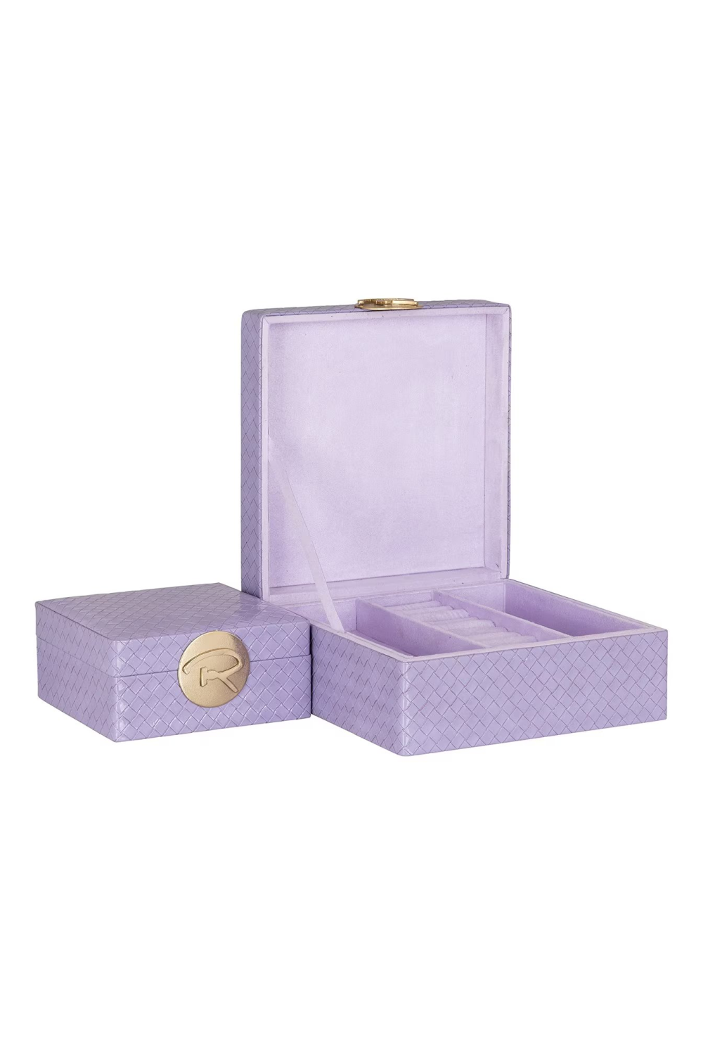 Purple Lattice Jewelry Box | OROA Joelle | Oroa.com