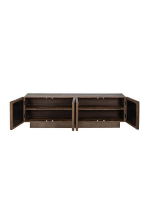 Mango Wood 4-Door TV Unit | Richmond Interiors Bryant | Oroa.com
