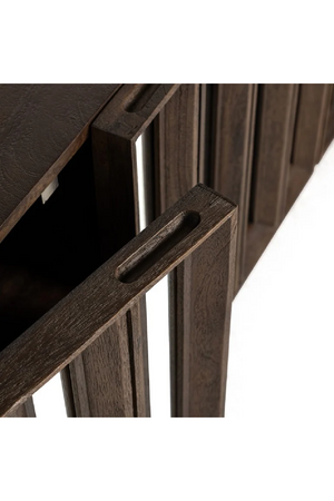 Mango Wood 4-Door TV Unit | Richmond Interiors Bryant | Oroa.com