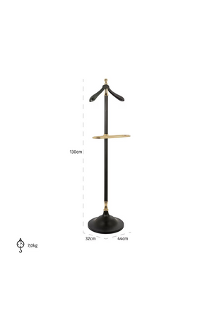 Black Aluminum Coat Rack | Richmond Interiors Balley | Oroa.com