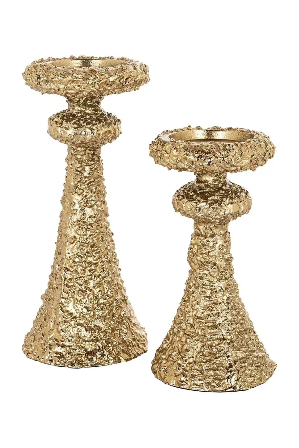 Gold Textured Candle Holder | OROA July | Oroa.com