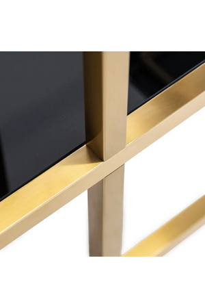 Geometrical Gold Cabinet | Richmond Interiors Magnus | Oroa.com