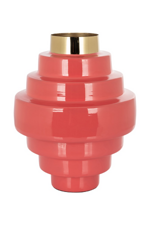 Brass Plated Layer Vase | Richmond Interiors Akelei | Oroa.com